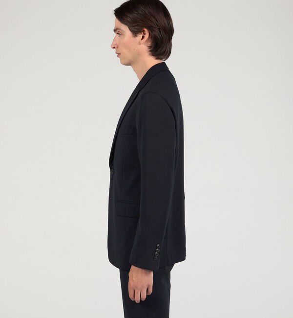 TOMORROWLAND MENS「ウールコットンジャージー シングルブレステッド2Bジャケット DONDI」|テーラードジャケット|