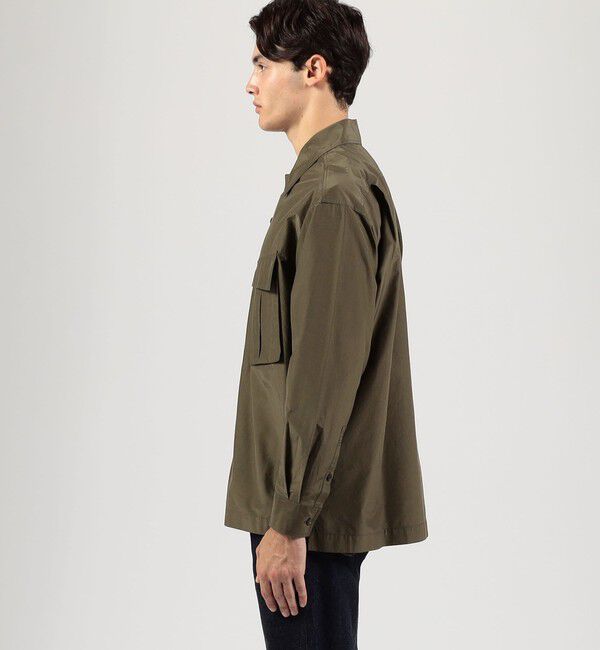 TOMORROWLAND MENS「コットンシルク ダブルポケット シャツブルゾン」|シャツ・ブラウス|