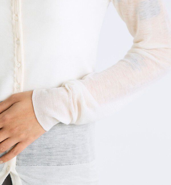 Edition「カシミヤ シアー カーディガン」|カーディガン|