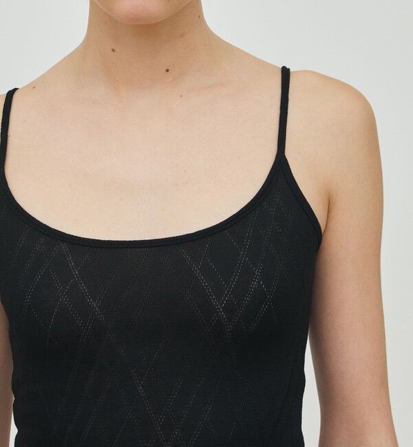 DES PRES「レーヨンアーガイルチェック キャミソール」|キャミソール|