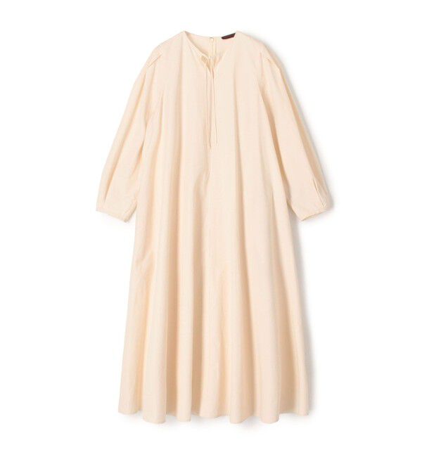 TOMORROWLAND collection「ライトモールスキン フレアワンピース」|ワンピース|41 ライトベージュ