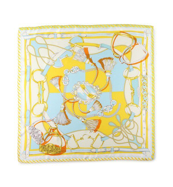 TOMORROWLAND GOODS「manipuri TASSEL シルクスカーフ」|バンダナ・スカーフ|