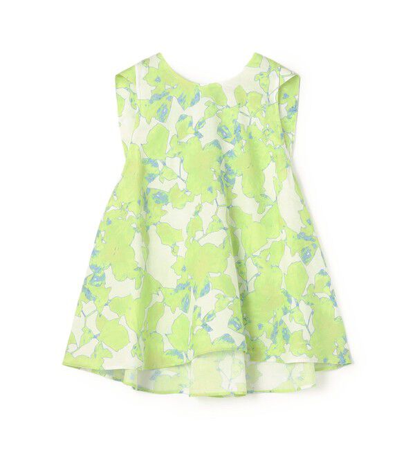 TOMORROWLAND GOODS「WRITEWELL Prism-mineral ノースリーブ プルオーバーブラウス」|シャツ・ブラウス|52 ライトグリーン系