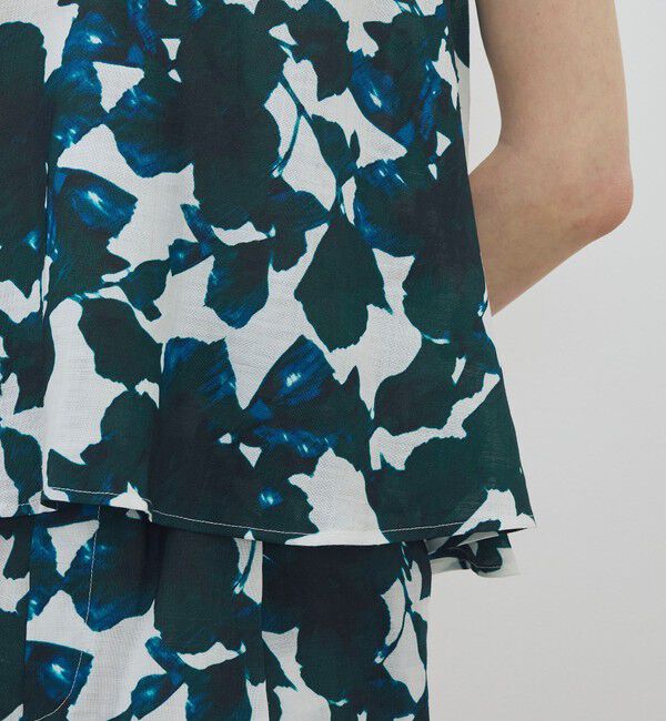 TOMORROWLAND GOODS「WRITEWELL Prism-mineral ノースリーブ プルオーバーブラウス」|シャツ・ブラウス|