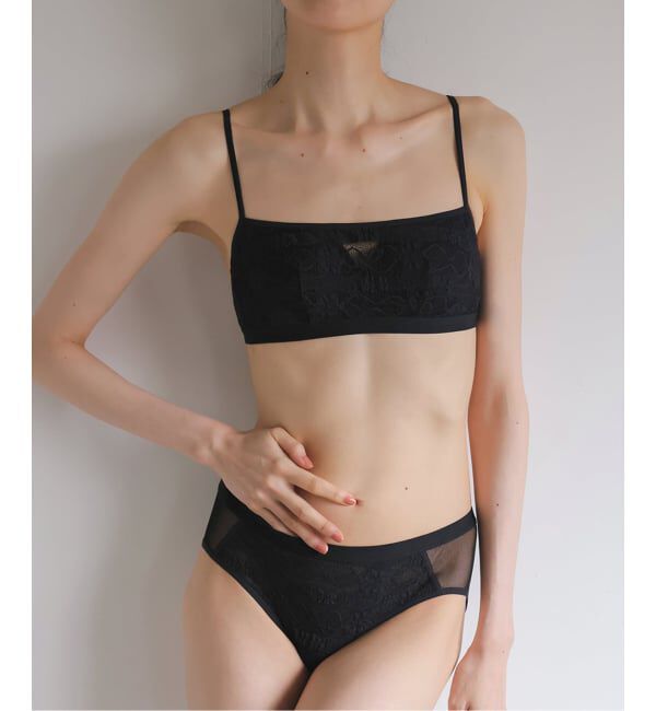 EMILYWEEK「シャーリングレースバンドゥブラ」|インナー|