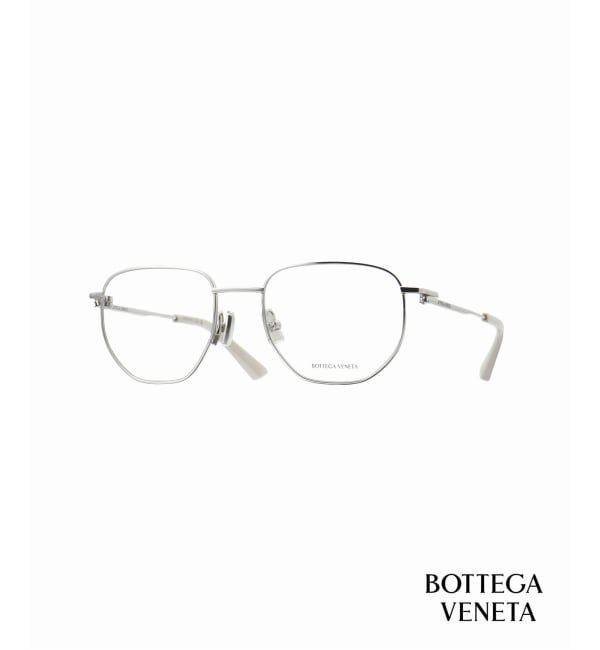 EYETHINK「【BOTTEGA VENETA / ボッテガ・ヴェネタ】BV1301O005 Optical」|メガネ|シルバー