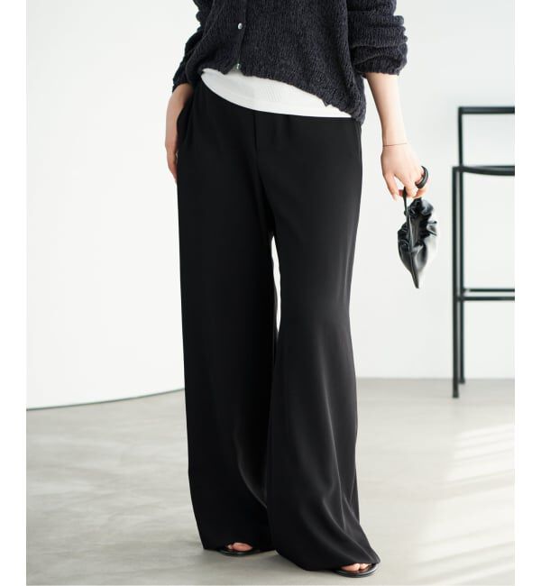 Plage「Semi flare パンツ」|スラックス|