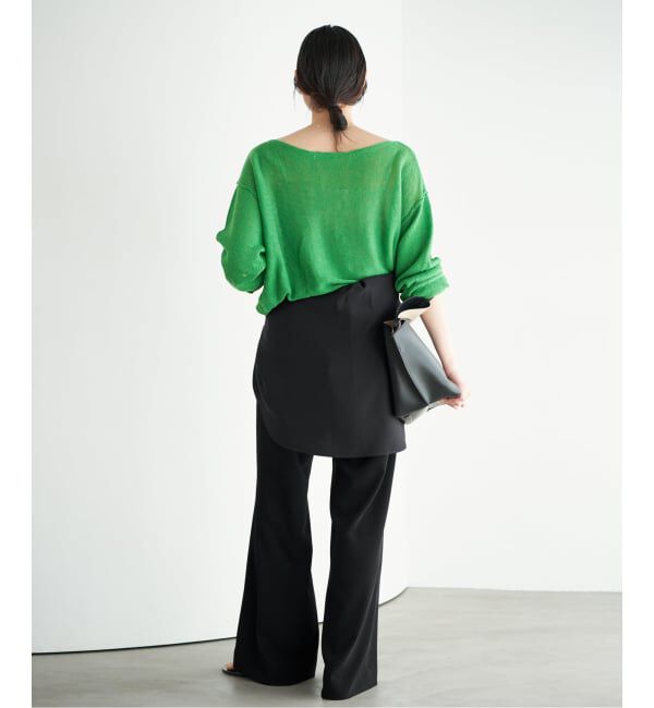 Plage「Semi flare パンツ」|スラックス|