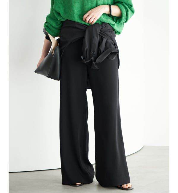 Plage「Semi flare パンツ」|スラックス|