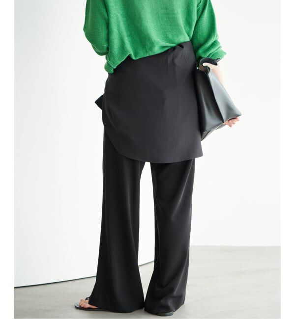 Plage「Semi flare パンツ」|スラックス|