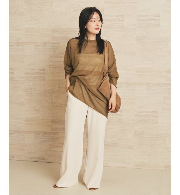 Plage「Semi flare パンツ」|スラックス|