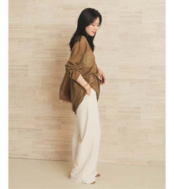 Plage「Semi flare パンツ」|スラックス|