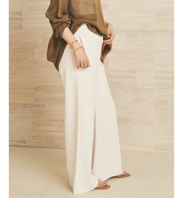 Plage「Semi flare パンツ」|スラックス|