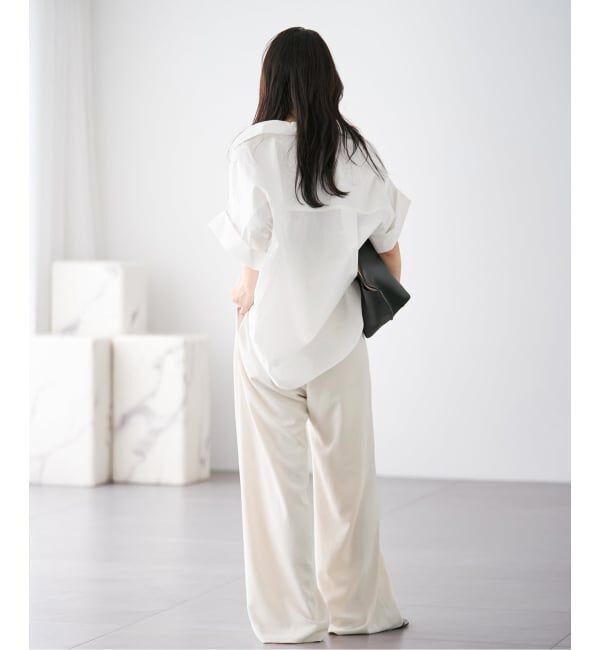 Plage「Semi flare パンツ」|スラックス|