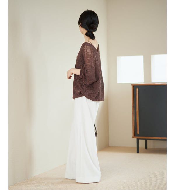 Plage「Semi flare パンツ」|スラックス|