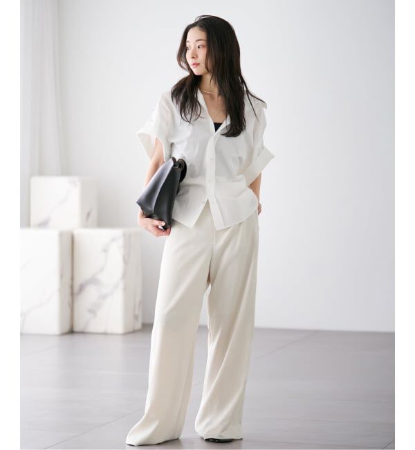 Plage「Semi flare パンツ」|スラックス|