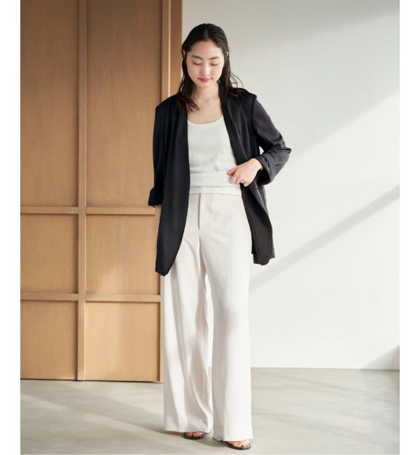 Plage「Semi flare パンツ」|スラックス|