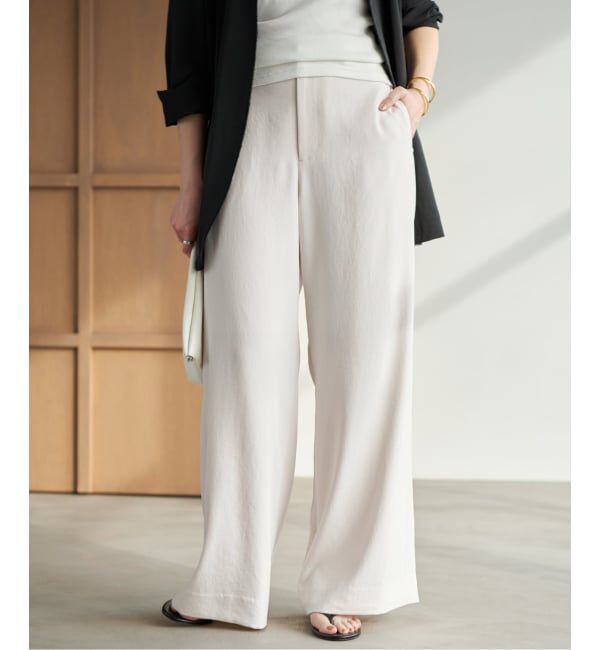 Plage「Semi flare パンツ」|スラックス|