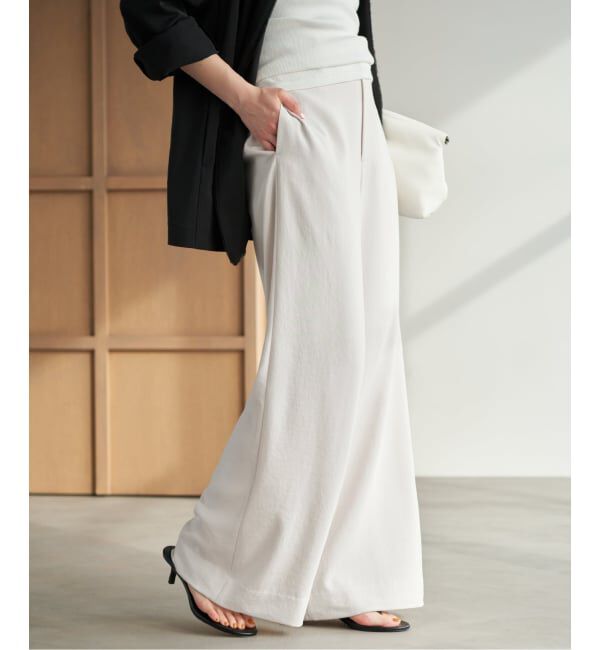 Plage「Semi flare パンツ」|スラックス|