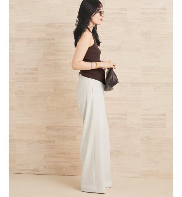 Plage「Semi flare パンツ」|スラックス|