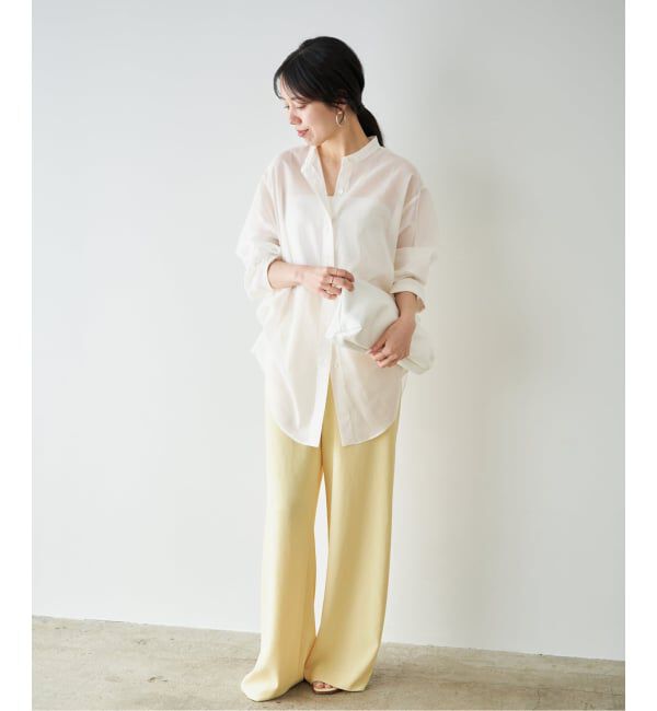 Plage「Semi flare パンツ」|スラックス|