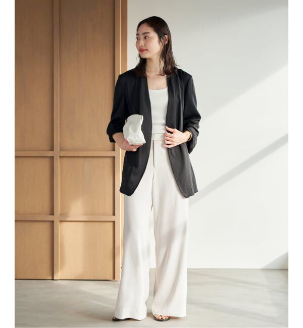 Plage「Semi flare パンツ」|スラックス|