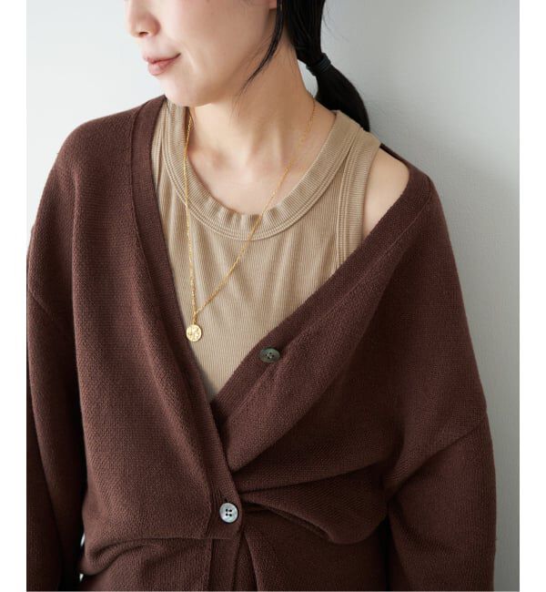 Plage「《予約》LAmade/エルエーメイド AIDA タンクトップ」|タンクトップ|ベージュ