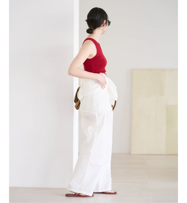 Plage「layered rib ニットタンク」|タンクトップ|