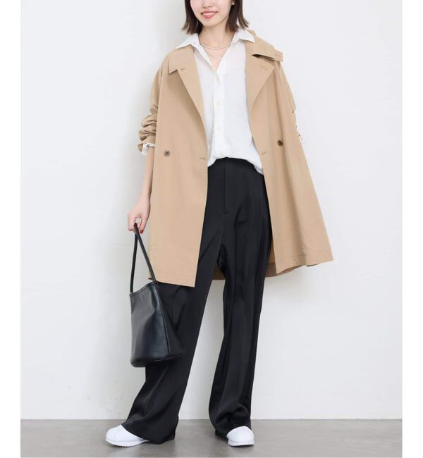 SLOBE IENA「《追加》コットンニュアンストレンチコート」|トレンチコート|