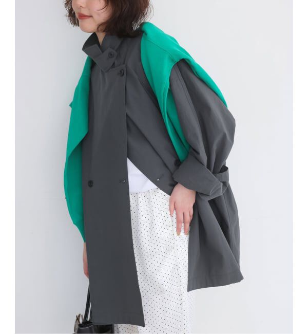 SLOBE IENA「《追加》コットンニュアンストレンチコート」|トレンチコート|