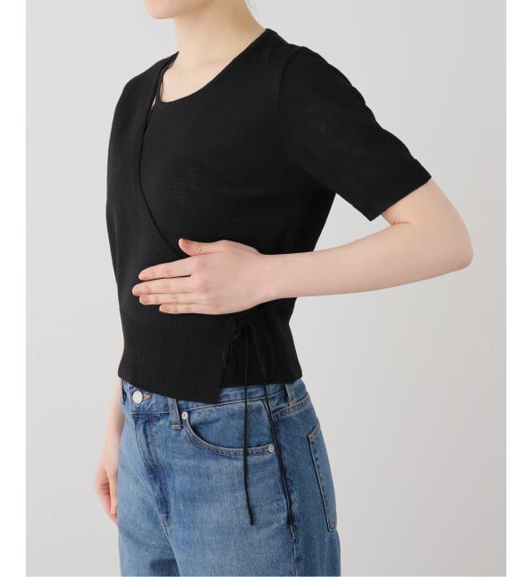 SLOBE IENA「《追加予約》FLEK/フレック ショルダーカットアウトニット」|ニット・セーター|