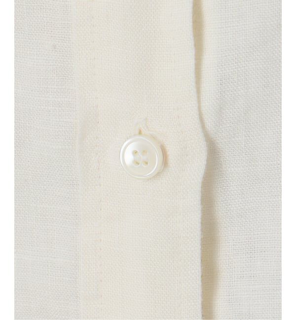 IENA「《追加予約》リネンワイドショートシャツ」|シャツ・ブラウス|