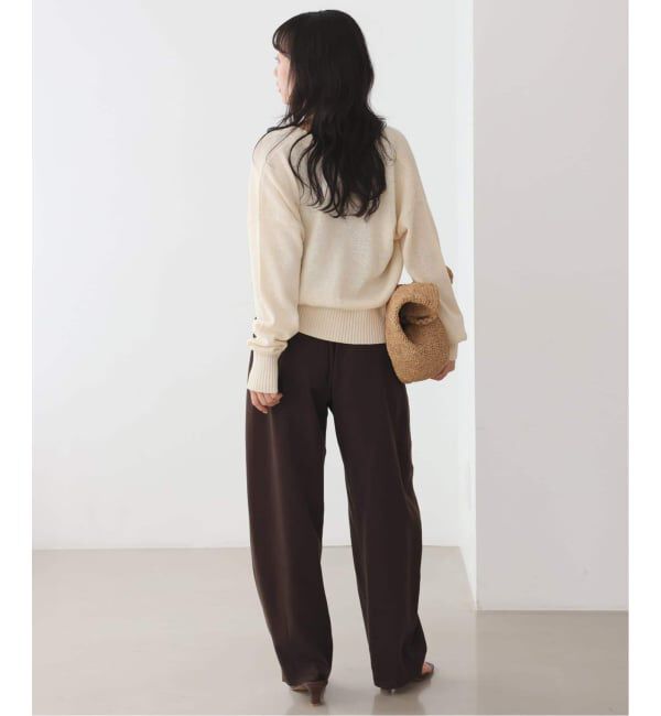 SLOBE IENA「《追加2》テープヤーンVネックカーディガン」|カーディガン|