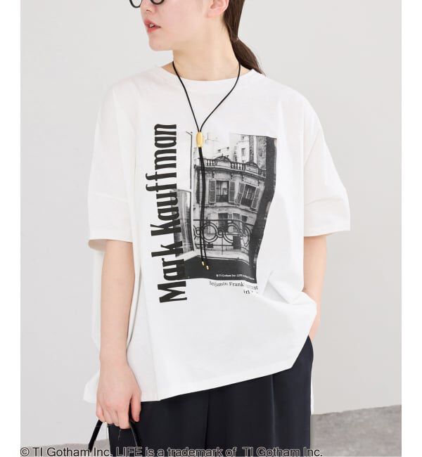 IENA「《追加予約》LIFE PICTURE COLLECTION　PHOTO Tシャツ」|Tシャツ・カットソー|ホワイト