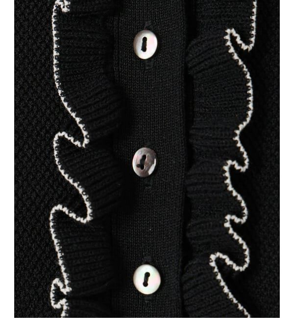 IENA「《WEB限定/追加4予約》フリルプルオーバー」|ニット・セーター|