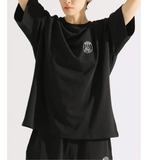 Paris Saint-Germain「《追加》【Paris Saint-Germain / パリ・サン＝ジェルマン】 JP METALLIC LOGO T-SH」|Tシャツ・カットソー|ブラック