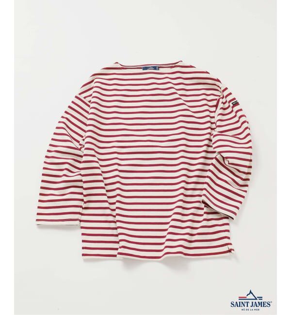 EDIFICE「SAINT JAMES (セントジェームス) 別注 ウエッソン ルーズ ボーダー」|Tシャツ・カットソー|ナチュラル