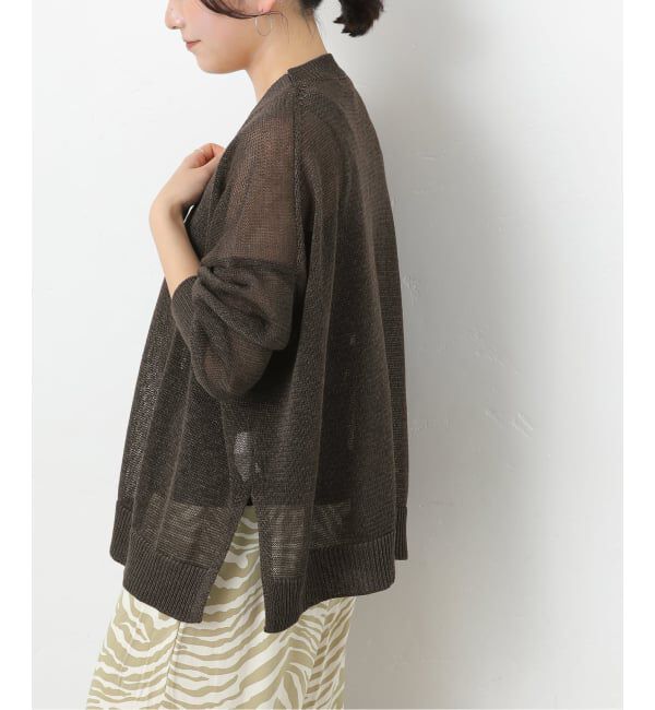 JOURNAL STANDARD relume「《追加 / 新色》PEリネンルーズVカーディガン」|カーディガン|