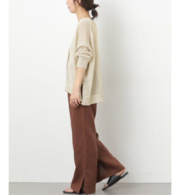 JOURNAL STANDARD relume「《追加 / 新色》PEリネンルーズVカーディガン」|カーディガン|