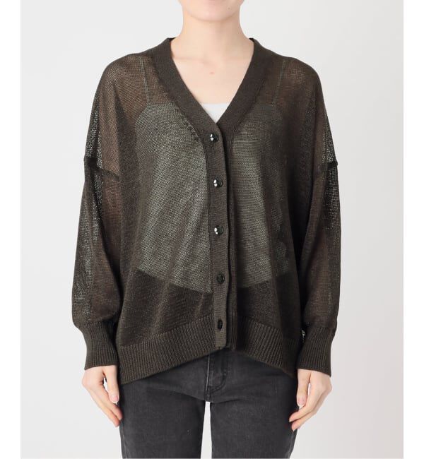 JOURNAL STANDARD relume「《追加 / 新色》PEリネンルーズVカーディガン」|カーディガン|