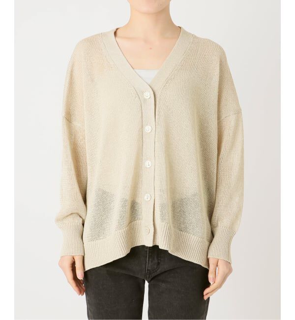 JOURNAL STANDARD relume「《追加 / 新色》PEリネンルーズVカーディガン」|カーディガン|