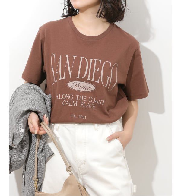 JOURNAL STANDARD relume「SANDIEGOロゴハーフスリーブTシャツ」|Tシャツ・カットソー|