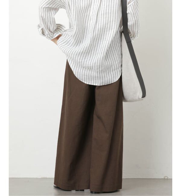 JOURNAL STANDARD relume「《追加2》リネンコットンワイドギャザーパンツ」|その他|