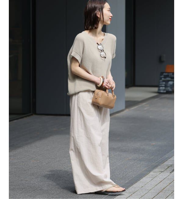 JOURNAL STANDARD relume「《追加2》リネンコットンワイドギャザーパンツ」|その他|