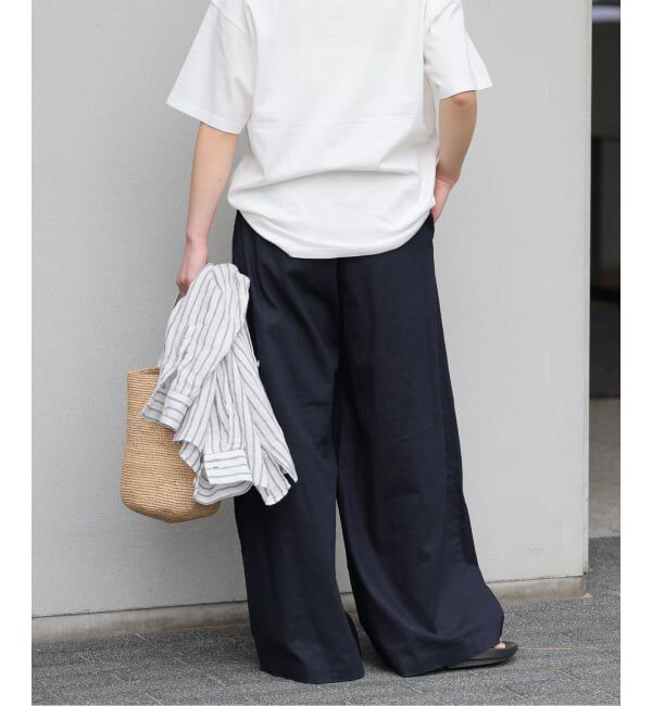 JOURNAL STANDARD relume「《追加2》リネンコットンワイドギャザーパンツ」|その他|