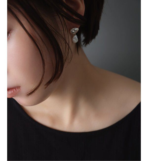 Spick and Span「《WEB限定》【SAMH by LILAS】ケシパールピアス SV(両耳)」|ピアス|