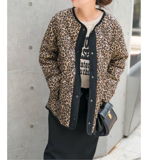 Spick and Span「《追加》TAION / タイオン *Spick別注キルティングブルゾン」|ダウン|キャメル