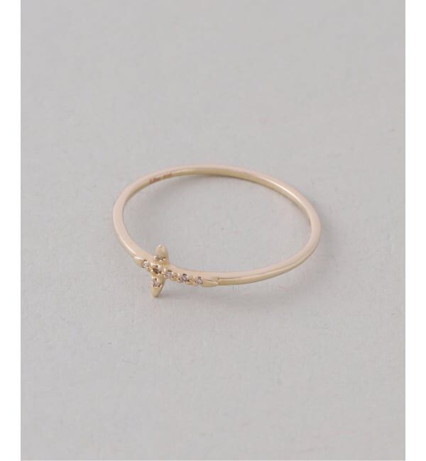 Lilas by Spick&Span「クロスダイヤリング K10」|リング|