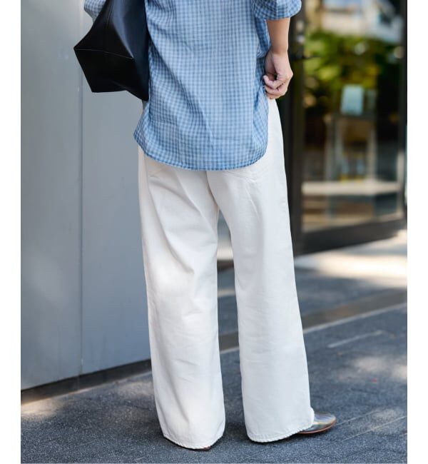 FRAMeWORK「ルーズストレートデニムパンツ」|デニム|