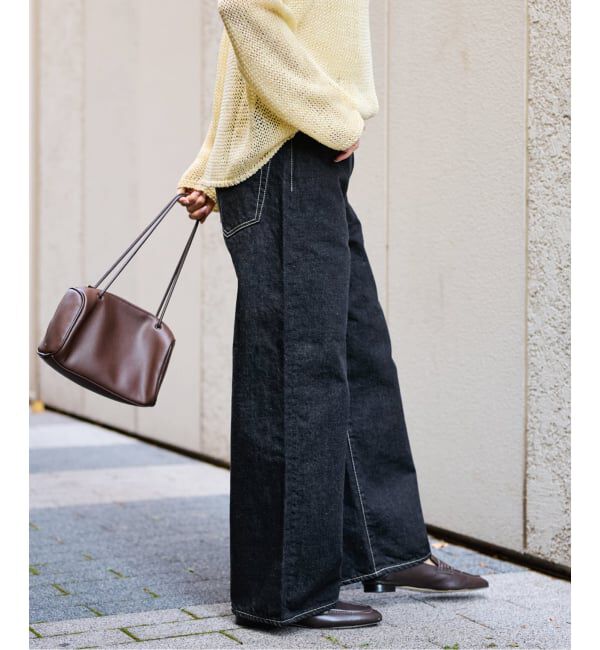 FRAMeWORK「ルーズストレートデニムパンツ」|デニム|